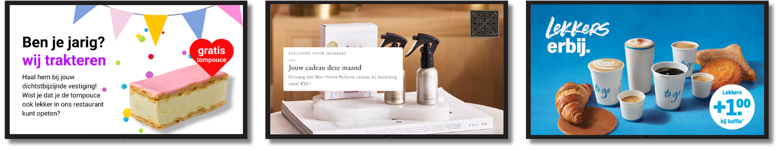 Voorbeelden van bekende nudging acties.