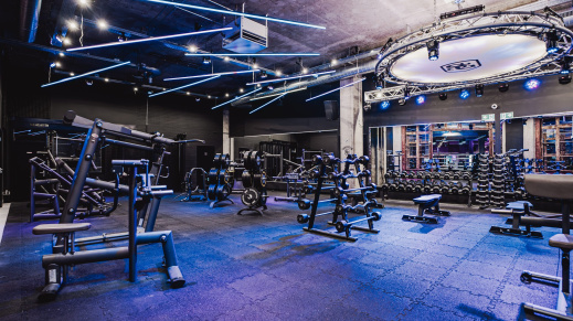 Trainingsruimte bij Supergym in Rijswijk.