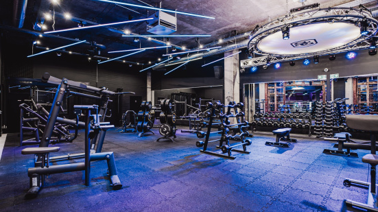Trainingsruimte bij Supergym in Rijswijk.